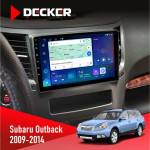 Штатна магнітола Subaru Outback 2009-2014 Decker D9-007 4x64 DSP 360 4G