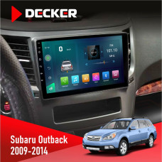 Штатная магнитола Subaru Outback 2009-2014 Decker D9003 6x128, DSP, 4G, 2k