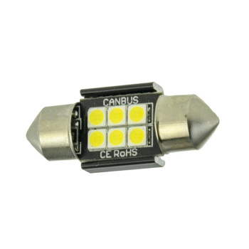Світлодіодна лампа T11-042(31) CAN 3030-6 12V Світлодіодна лампа T11-042(31) CAN 3030-6 12V