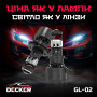 Світлодіодна лампа Decker LED GL-02 5K 9005