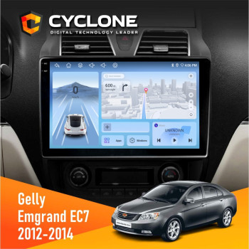 Штатна магнітола Gelly Emgrand EC7 2012-2014 Cyclone C10-012 4x64 DSP 4G
