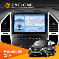 Штатная магнитола Mercedes-Benz Vito 2014+ Cyclone C10005 4x64, 4G, DSP, 2k