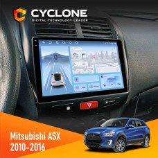 Штатная магнитола Mitsubishi ASX 2010-2016 Cyclone C10005 4x64, 4G, DSP, 2k