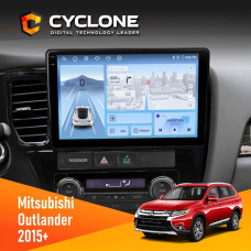 Штатная магнитола Mitsubishi Outlander 2015+ Cyclone C10005 4x64, 4G, DSP, 2k
