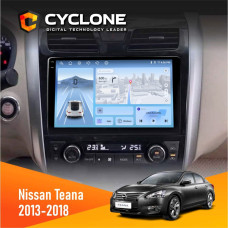 Штатная магнитола Nissan Teana 2013-2018 Cyclone C10005 4x64, 4G, DSP, 2k