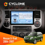 Штатная магнитола Nissan X-Trail 2004-2007 Cyclone C10-012 4x64 DSP 4G