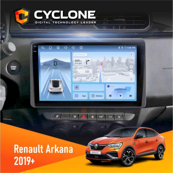 Штатная магнитола Renault Arkana 2019+ Cyclone C10-012 4x64 DSP 4G