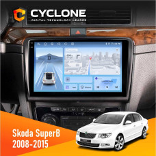 Штатная магнитола Skoda SuperB 2008-2015 Cyclone C10005 4x64, 4G, DSP, 2k