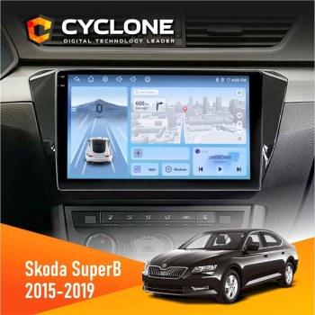 Штатная магнитола Skoda SuperB 2015-2019 Cyclone C10-012 4x64 DSP 4G