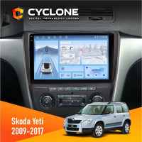 Штатная магнитола Skoda Yeti 2009-2017 Cyclone C10005 4x64, 4G, DSP, 2k