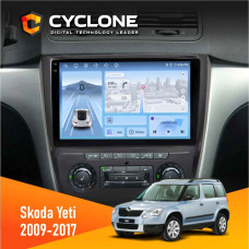 Штатная магнитола Skoda Yeti 2009-2017 Cyclone C10005 4x64, 4G, DSP, 2k