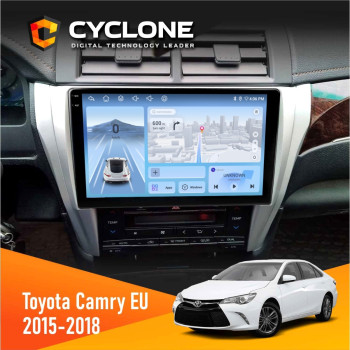 Штатная магнитола Toyota Camry 2015-2018 Cyclone C10-012 4x64 DSP 4G