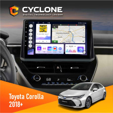 Штатная магнитола Toyota Corolla 2017-2019 Cyclone C10005 4x64, 4G, DSP, 2k