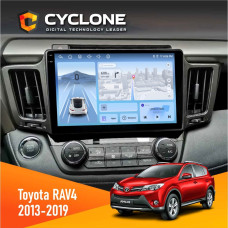 Штатная магнитола Toyota RAV4 2013-2019 Cyclone C10005 4x64, 4G, DSP, 2k