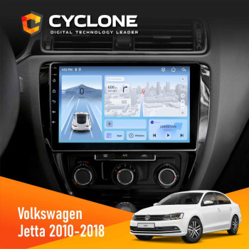 Штатна магнітола Volkswagen Jetta 2010-2018 Cyclone C10-012 4x64 DSP 4G