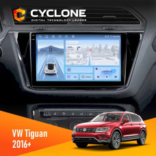 Штатная магнитола Volkswagen Tiguan 2016+ Cyclone C10005 4x64, 4G, DSP, 2k