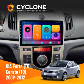Штатна магнітола KIA Cerato (TD) 2009-2012 Climate Cyclone C9-001 2x64 CPL