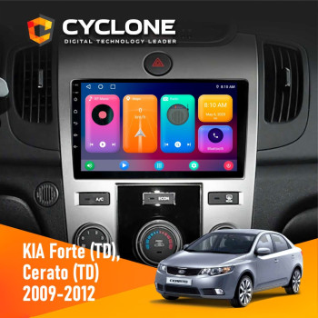 Штатна магнітола KIA Cerato (TD) 2009-2012 Cyclone C9-001 2x64 CPL