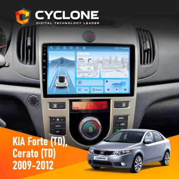 Штатная магнитола KIA Cerato (TD) 2009-2012 Climate Cyclone C9-012 4x64 DSP 4G