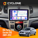 Штатная магнитола KIA Cerato (TD) 2009-2012 Climate Cyclone C9-011 4x64, DSP