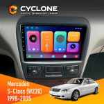 Штатна магнітола Mercedes-Benz S-Class (W220) 1998-2005 Cyclone C9-001 2x64 CPL