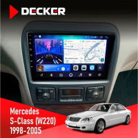 Штатная магнитола Mercedes-Benz S-Class (W220) 1998-2005 Decker D9-006 4x64, 4G