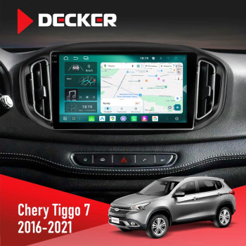 Штатна магнітола Chery Tiggo 7 2014-2021 Decker D10-004 6x128, DSP, 360, 2k