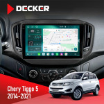 Штатная магнитола Chery Tiggo 5 2016-2021 Decker D10-004 6x128, DSP, 360, 2k