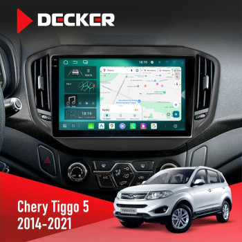 Штатна магнітола Chery Tiggo 5 2016-2021 Decker D10-004 6x128, DSP, 360, 2k