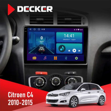 Штатна магнітола Citroen C4 2010-2015 Decker D10-002 6x128, DSP, 360, 2k