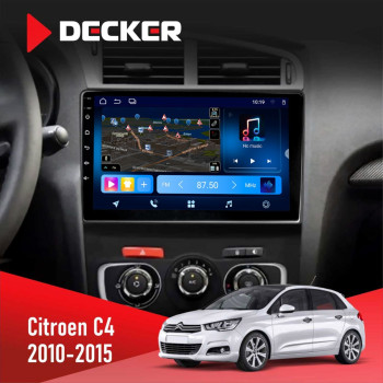 Штатная магнитола Citroen C4 2010-2015 Decker D10-008 8x128 DSP 4G