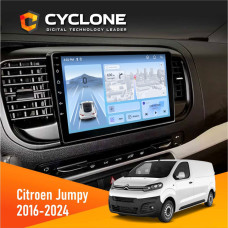 Штатна магнітола Citroen Jampy 2016+ Cyclone C9-012 4x64 DSP 4G
