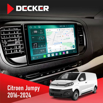 Штатна магнітола Citroen Jampy 2016+ Decker D9-004 6x128, DSP 360, 2k Штатна магнітола Citroen Jampy 2016+ Decker D9-004 6x128, DSP 360, 2k