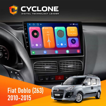 Штатна магнітола Fiat Doblo (263) 2010-2015 Cyclone C10-001 2x32