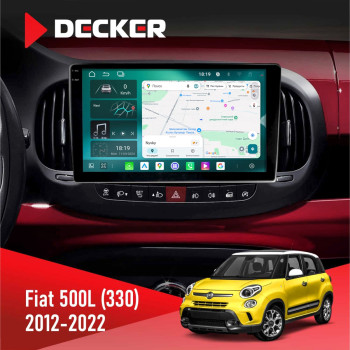 Штатна магнітола Fiat 500L (330) 2012-2022 Decker D10-004 6x128, DSP, 360, 2k
