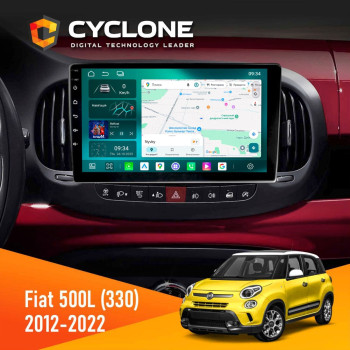 Штатная магнитола Fiat 500L (330) 2012-2022 Cyclone C10-013 4x64 DSP 4G