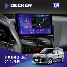 Штатна магнітола Fiat Doblo (263) 2010-2015 Decker TS TS10-004 6x128, DSP 4G, 2k
