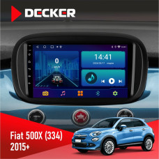 Штатна магнітола Fiat 500X (334) 2015+ Decker D9-001 4x64, DSP