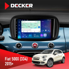 Штатна магнітола Fiat 500X (334) 2015+ Decker D9-007 4x64 DSP 360 4G