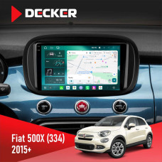 Штатна магнітола Fiat 500X (334) 2015+ Decker D9-004 6x128, DSP 360, 2k