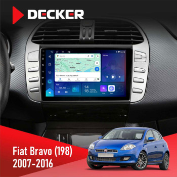 Штатна магнітола Fiat Bravo (198) 2007-2016 Decker D9-007 4x64 DSP 360 4G Штатна магнітола Fiat Bravo (198) 2007-2016 Decker D9-007 4x64 DSP 360 4G