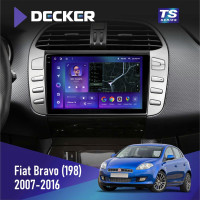 Штатная магнитола Fiat Bravo (198) 2007-2016 Decker TS TS9-003 4x64, DSP 4G, 2k