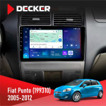 Штатна магнітола Fiat Punto, Linea 2005-2014 Decker D9-007 4x64 DSP 360 4G
