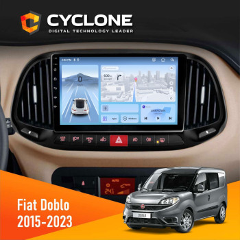 Штатна магнітола Fiat Doblo 2015-2023 Cyclone C9-012 4x64 DSP 4G