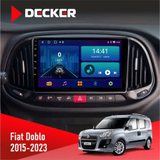 Штатна магнітола Fiat Doblo 2015-2023 Decker D9-002 6x128, DSP, 360