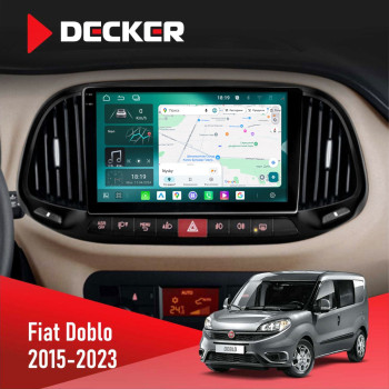 Штатна магнітола Fiat Doblo 2015-2023 Decker D9-004 6x128, DSP 360, 2k Штатна магнітола Fiat Doblo 2015-2023 Decker D9-004 6x128, DSP 360, 2k