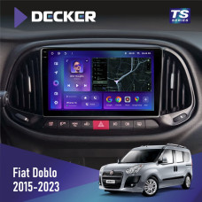 Штатна магнітола Fiat Doblo 2015-2023 Decker TS TS9-003 4x64, DSP 4G, 2k