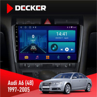 Штатная магнитола Audi A6 (4B) 1997-2005 Decker D9-002 6x128, DSP, 360