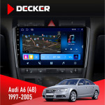 Штатная магнитола Audi A6 (4B) 1997-2005 Decker D9-008 8x128 DSP 4G