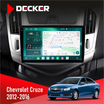 Штатная магнитола Chevrolet Cruze 2012-2016 Decker D9-004 6x128, DSP 360, 2k
